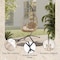 Leisuremod Summit Foldable Egg Swing Chair with Iron Stand, UV-Resistant Wicker, Weatherproof SSCBR-35BG - alternate 5