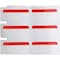 Brady Color Polyester Laboratory Labels 0.375 in H x 1 in W Red, White 1500/RL B33-152-494-RD - alternate 3