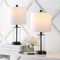 Jonathan Y Abner 21" Glass Modern Contemporary USB Charging LED Table Lamp, Oil Rubbed Bronze, 2PK JYL8500A-SET2 - alternate 10