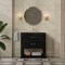 James Martin Vanities Lucian 36" Single Vanity, Carbon Oak, w/ 3 CM Phantome Eclos Widespread Top D704-V36-CBO-WPHT - alternate 5