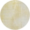 Homeroots 8' Gold Ivory And Beige Round Abstract Washable Indoor Outdoor Area Rug 587280 - alternate 6