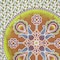 Homeroots 88" X 84" Green White And Yellow Floral Cotton Hanging Tapestry 397426 - alternate 6