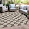 Homeroots 10' X 14' Brown And Beige Polka Dot Washable Indoor Outdoor Area Rug 595216 - alternate 9