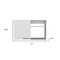 Homeroots 39in White Wood Wall Mounted Accent Cabinet With Single Door 520575 - alternate 4