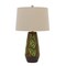 Homeroots 29" Brown Ceramic Cylinder Table Lamp With Tan Empire Shade 524773 - alternate 5
