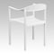 Flash Furniture Cafe Chair, Stackable, Plastic, White RUT-418-WH-GG - alternate 17
