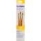 Princeton RealValue Round Brush Set, Camel Bristles, Short Handle Mixed Media Paintbrush, 3-Piece Set, 6PK PR9100 - alternate 3