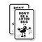 Signmission Don't Be A Litterbug, 12'' X 18'' 2 Signs, Heavy Gauge Aluminum, 2PK A-1218-2PACK-25244 - alternate 1