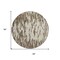 Homeroots 8' Brown And Ivory Round Abstract Washable Indoor Outdoor Area Rug 612643 - alternate 8