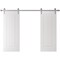 Sartodoors Double Barn Door 72 x 80 inches, BASIC 9111 White, 13FT Silver Rail Track Set, Solid Panel Interi BASIC9111DB-S-SKIN-72 - alternate 1