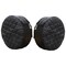 Mytee Products 24.5in Black Quilted Vinyl Fuel Tank End Covers w/9in Elastic Sleeve for Semi Truck, Trailers-1 Pair FT-CVR-245 - alternate 1