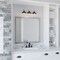Vaxcel Galena 25.25 in W 3-Light Matte Black, Satin Nickel Nautical Coastal Bathroom Vanity Fixture W0403R - alternate 8