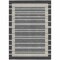 Homeroots 10' X 14' Black And Beige Striped Washable Indoor Outdoor Area Rug 610461 - alternate 8