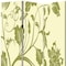 Homeroots 72" Green Canvas Folding Three Panel Screen Room Divider 274752 - alternate 6
