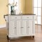 Crosley Full Size Stainless Steel Top Kitchen Cart KF30002EWH - alternate 9