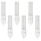 Luxrite Quad Style LED Light Bulb, G24Q 4-Pin Bulb Base, Type A+B CFL Replacement, Ballast, 6PK LR24568 - alternate 1
