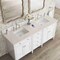 James Martin Vanities Brittany 72" Dbl Vanity in Bright White, w/ 3 CM Siberian Silestone Top w/FreePower Wireless Charger 655-V72-BW-FSFR - alternate 9