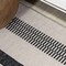 Jonathan Y Vichy Geometric Striped Non-Slip Machine-Washable Ivory/Dark Gray 8 ft. x 10 ft. Area Rug WSH122B-8 - alternate 8