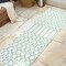 Jonathan Y Ourika Moroccan Geometric Textured Weave Green/Ivory 2 ft. x 10 ft. Indoor/Outdoor Runner Rug SMB108R-210 - alternate 8