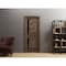 Sartodoors Slab Barn Door Panel 32 x 80in, Veregio 7588 Cognac Oak W/ Black Glass, Pocket Closet Sliding VEREGIO7588S-AKA-32 - alternate 8