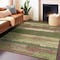 Homeroots 8' X 10' Olive Green Abstract Washable Indoor Outdoor Area Rug 608750 - alternate 9