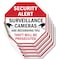 Signmission Security Alert Surveillance Cameras, 4 inch X 4 inch, Vinyl Decal, 5PK OC-D-5PACK-4-328 - alternate 1