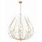 Z-Lite Claudine Modern Gold 8 Light Chandelier 353-38MGLD - alternate 7