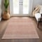 Homeroots 8' X 10' Salmon And Ivory Chevron Washable Indoor Outdoor Area Rug 612295 - alternate 8