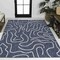 Jonathan Y Nolan Modern Coastal Organic Shapes Navy/Cream 4 ft. x 6 ft. Indoor/Outdoor Area Rug TSN307A-4 - alternate 8