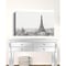 Homeroots Monochrome Paris Rooftops Sketch Unframed Print Wall Art 399074 - alternate 4