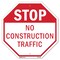 Signmission Stop No Construction Traffic, 10 Inch X 10 Inch, Aluminum Metal Signs OC-A-10-110 - alternate 1