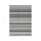 Homeroots 5' X 8' Black Striped Washable Indoor Outdoor Area Rug 576955 - alternate 7