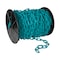 Mr. Chain 2" x 125' Turquoise Plastic Safety Chain - Reel 50156 - alternate 1