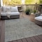 Homeroots 9' X 12' Taupe Gray And Beige Southwestern Washable Indoor Outdoor Area Rug 587096 - alternate 9