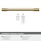 Amerock Riva 5-1/16 inch 128mm Center-to-Center Champagne Bronze Cabinet Pull BP55367CZ - alternate 5