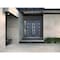 Vdomdoors Steel Double Doors Deux 1105 Gray Graphite Sidelight Exterior Window Stainless Inserts Single Moder DEUX1105DEXD-GRE-RH-W72+12 x H80 - alternate 7
