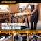 Powertec 2-in-1 Portable Folding Work Table & Sawhorse, 1000 lb Capacity with 8-Level Height Adjustment UT1015 - alternate 10