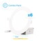 Infibrite 6 In 2700K Soft White 12W 1050LM LED Ceiling Light Kit, Dimmable, Wet Rated, 6PK IB-002-2-12W-WH-6PK - alternate 1