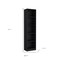 Homeroots Set of Two Black Wood Multi Tier Bookcases 546335 - alternate 14