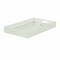 Homeroots 16in White Silver Rectangular Wood Handmade Tray With Handles 483295 - alternate 6
