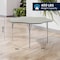 Flash Furniture Wren 60 in Flower Adjustable Height Activity Table, Thermal Laminate Top, Standard Legs, Light Gray XU-A60-FLR-LTGRY-T-A-GG - alternate 9