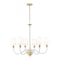 Z-Lite Katerina 6 Light Chandelier, Rubbed Brass, 32 In W x 27.5 In H 1950-6RB - alternate 1