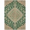Homeroots 9' X 12' Emerald Beige And Brown Oriental Washable Indoor Outdoor Area Rug 605245 - alternate 9