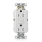 Leviton Lev-Lok GFCI 15A TR/PI Ind Gr White MGFT1-W - alternate 4