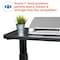 Motionwise Motionwise Electric Height Adjustable De, 24 in D X 48 in H, 48 in W X Wood and Steel, Black AX2448B - alternate 6