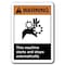 Signmission -This Machine Starts And Stops Automatically 7inx10in Safety, ANSI-710WS This Machine Starts And ANSI-710WS This Machine Starts And - alternate 1