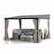 Sunjoy 10 ft. x 12 ft. Polycarbonate Roof; Aluminum and Metal Frame with Curtain and Netting A102030890 - alternate 1