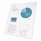 Gbc CombBind Pre-Punched Paper, 19-Hole, 92 Bright, 20 lb Bond Weight, 8.5 x 11, Unruled, 500PK 2020046 - alternate 4