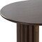 Homeroots 67" Walnut Solid Wood Double Pedestal Base Oval Dining Table 721144 - alternate 5
