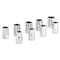 Performance Tool 9 pc. 1/2 in. Dr. Metric Socket Set, 6pt, Fastener Rounding Reduction W32202 - alternate 1